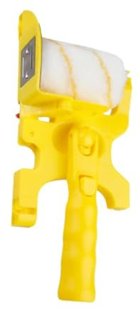 Holibanna Multifunctional Latex Paint Roller Tool, Abs Lightweight Portable Design, Easy to Replace Brush Heads for Wall Painting and Home Decoration