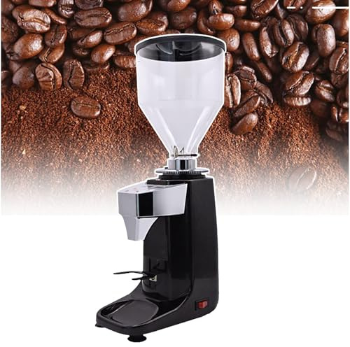 Molinillo de granos de café comercial, molinillo eléctrico industrial con molienda criogénica y pantalla inteligente de temperatura para cafeterías y restaurantes