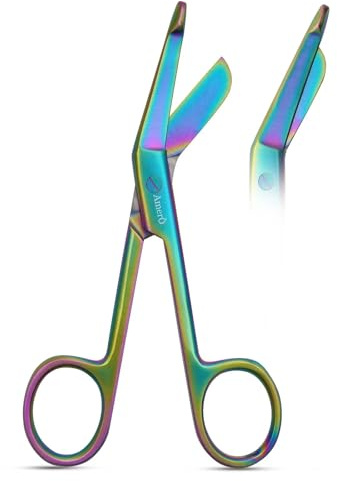 Stainless Steel Lister Bandage Scissors 5.5 with Tensionrite Clip – Durable Sharp Edge, Precision Cutting Tool