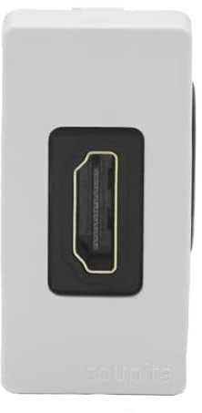 KOMIB BR8050RW Brüstungskanal-System Kabelkanal 80x50 mm Reinweiß – Zubehör & Einzelteile separat erhältlich (Unterputzdose Module HDMI)