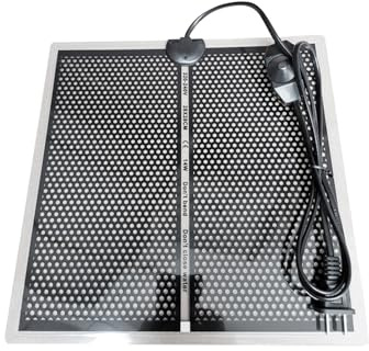 Hogvinnatil Heizmatte Für Reptilien | 15x14cm Elektrisch 5W Wasserdicht Einstellbar Sofort Heizgeraet | Schlangen, Krabben, Schildkröten Aquarium Wärmer | Für Haustiere Kleintiere Pflanzen Eidechsen