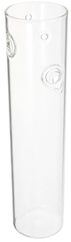 SOLUSTRE Wandvasen aus Transparentem Glas Hydroponische Hängevase für Zimmerpflanzen Platzsparendes Wandpflanzgefäß für Wohnzimmer und Büro