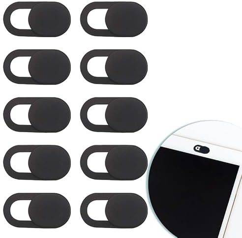 10 Stück Ultra-dünne Webcam Abdeckung – Kamera Cover zum Schieben für Laptop, Smartphone, Tablet & PC – ideal zum Schutz Ihrer Privatsphäre