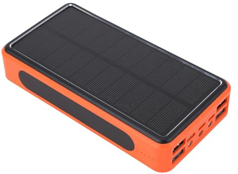 Asixxsix Caricabatterie Solare Power Bank, Batteria Esterna Portatile PD 20W 10000mAh con Doppia Torcia e Uscita di Ingresso USB C per Campeggio, Escursionismo, Emergenza All'aperto