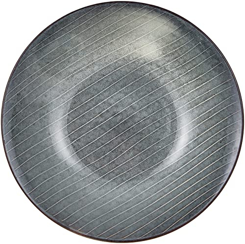 broste Copenhagen Nordic Sea Plato para Pasta, Piedra, Azul/Gris