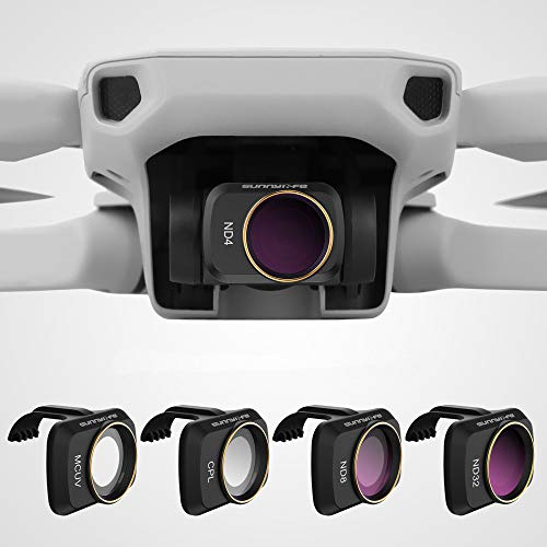 Hensych Kameralinsfilter för Mavic Mini/Mavic Mini 2/Mini SE Drönare, MCUV, CPL, ND, NDPL filter, hög överföring, integrerad modelleringsram (MCUV+CPL+ND4+ND8)