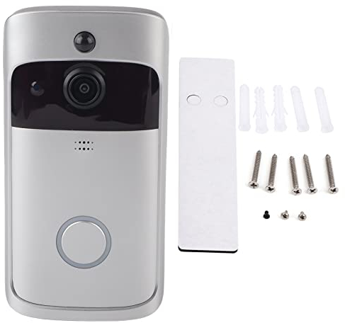 Campanello Video con Videocamera Campanello Video Senza Fili Batteria Videocitofono Smart Wifi Campanello Senza Fili a Infrarossi