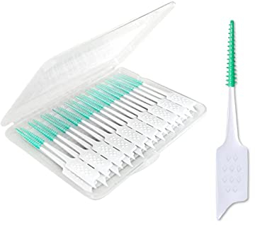 XPEX Confezione da 50 spazzolini interdentali, spazzolini interdentali, spazzolini per l'igiene Orale, spazzolini per Bastoncini dentali
