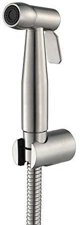 Handheld Bidet Sprayer Head Stainless Steel Brushed Portable Toilet Bidet Shower Head Bathroom Shower Bidet Tap for Toilet Cleaning, Personal Hygiene, Floor Cleaning,A (Color : A)