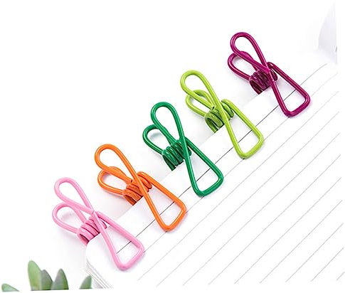 MAGICLULU 70pièces Clips à Linge Multicolores Résistants Au Vent Pinces à Linge Multifonctionnelles pour Couvertures Draps Vêtements Lot de Couleurs Aléatoires