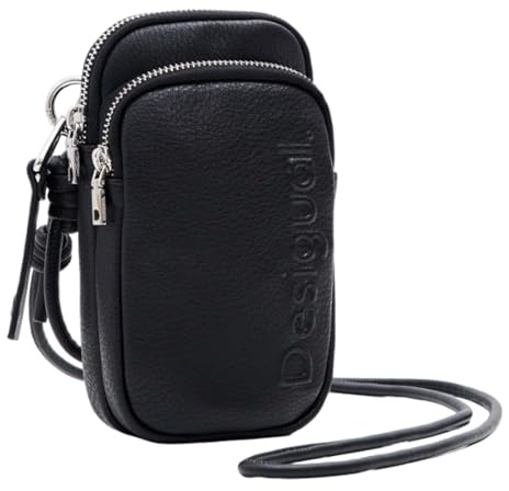 Desigual Half Logo Phone Bag Black