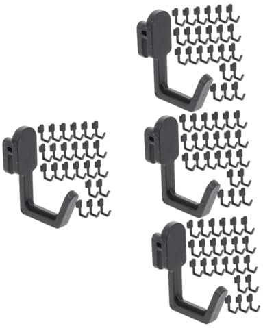PartyKindom 96stücke Pegboard Haken J-form Robuste Aufbewahrungslösung Für Werkzeuge Zubehör Für Werkstatt Küche Und Bastelraum Lochwandhaken Für Effektive Organisation
