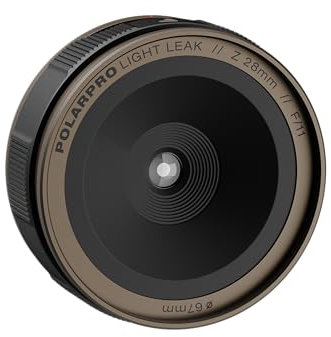 PolarPro - LightLeak Lens - The One - 28mm - f11 - Objectif de caméra - Fuite de lumière Ajustable - Effet Intemporel - Monture Nikon Z