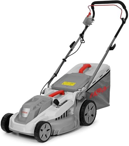 IKRA tosaerba elettrico IERM 1638-1, 1600W, regolazione altezza di taglio a 5 posizioni 30-75mm, larghezza di taglio 38cm