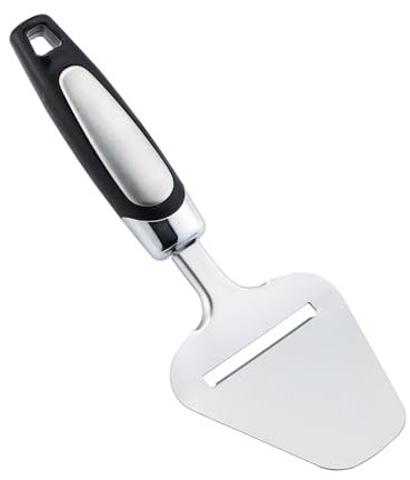 ROYJJ Stainless Steel Cheese Slicer with Ergonomic Handle Handheld Soft and Hard Cheese Cutting Tool Utensils Accessories Stainless steel triangular cheese scoop