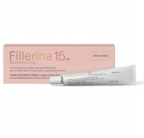 Fillerina 15HA Biorevitalizing Crema Contorno Labbra Effetto Filler Grado 5 15ml