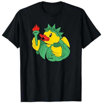 Rubber Duck Statue Of Liberty - Funny T-Shirt