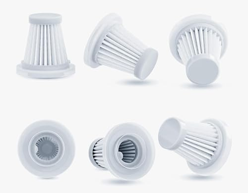 Filtro HEPA para aspiradora de mano – Filtro de repuesto – Universal y lavable – Compatible con aspiradora de mano con batería – Filtro de polvo fino para alérgicos (4)