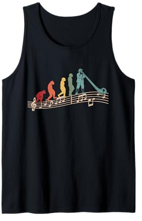 Alphornspieler, Alpenhorn, Musik Noten, Almhorn, Alphorn Tank Top