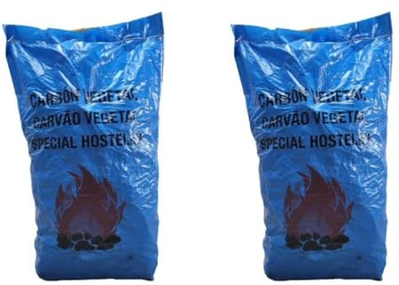 Pack 2 Unidades Carbón Vegetal de encina Especial hosteria 14kg Aproximadamente, Gran duración. Ideal para restaurantes, barbacoas. Encendido rapido