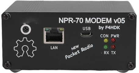 Luocute Modem Via Cavo, Modem Esterno NPR-70 V05 ESTRAZIONE ALTA PRESTAZIONI 500MW RF Output Easy Configurazione Design Portatile per Comunicazione Radio a Banda a 70 Cm
