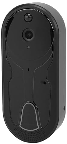 Gugxiom WiFi Video Doorbell, 1080P HD 166 Degree Viewing PIR Human Detection 2 Way Intercom Smart Camera, with 6 X 850nm Infrared Lights for Home