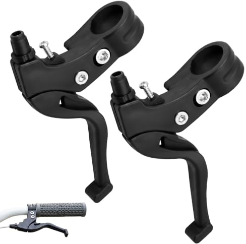 AETPI 1Pair Children Bicycle Brake Levers Handle Brake Grips Kids Set | Cycling Brake Levers Spare Parts Accessories for 2.2cm Diameter MTB/BMX Mountain Road Bike Most Types of Bicycle Folding Bike