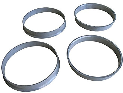 4x Zentrierringe Durchmesser: Aussen 76 mm + Innen 74,1 mm