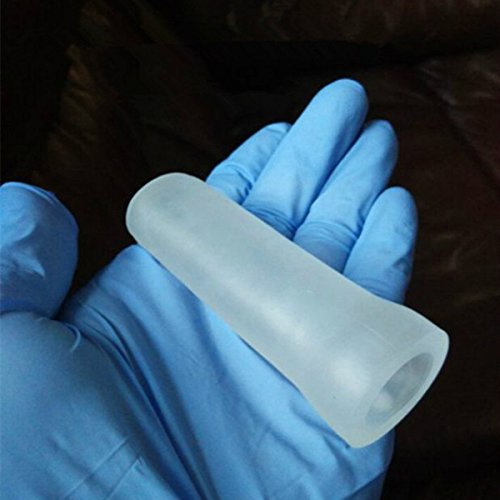 JSSMATE Penis-Vergrößerer/Stretcher-Silikon-Kappe, Glans-Penis-Kondom für Penis-Erweiterungs-Extender (7.5cm 1pc, 7.5cm 1pc)