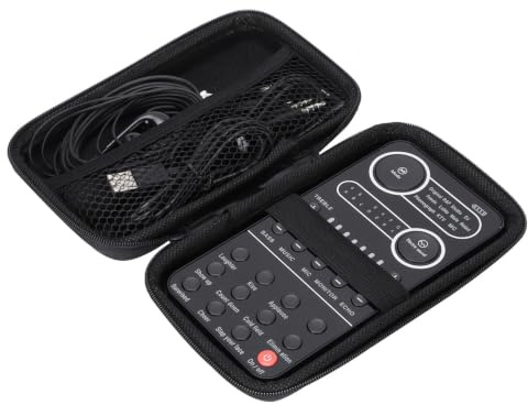 Live-Soundkarte mit 13 Soundeffekten, Bluetooth DJ-Audiomixer für /Android-Telefone, Computer, Tablets, Soundkarte für Live-Streaming Übertragung von Musikaufzeichnung