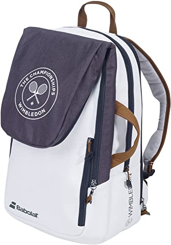 Babolat Pure Wimbledon Tennisrucksack (Weiß/Grau)
