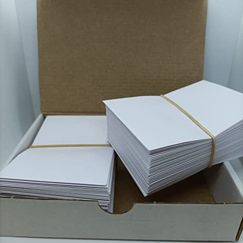 Sobre blanco tarjeta de visita engomado 100 uds 70x105mm