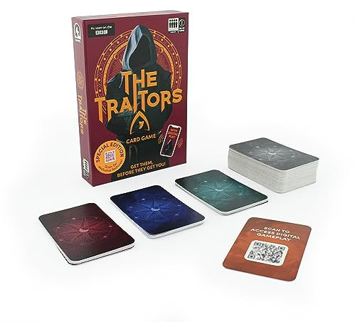Ginger Fox The Traitors Special Edition Card Game | Official Game | With Digital Banishments and Murders | Trust No One In This Fun Family Game of Deception