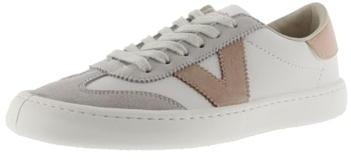 victoria Sneaker Olmo Effetto Pelle Barefoot & Pezzi Colorate & in Crosta di Pelle A Contrasto 1186100 per Adulto CUARZO 38