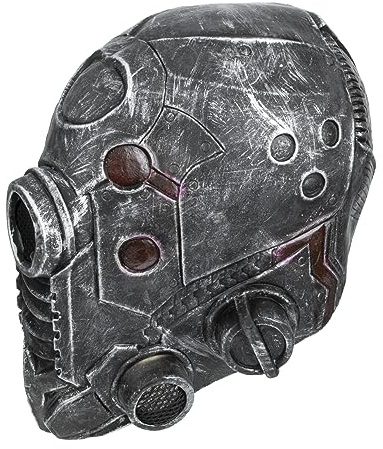 VALICLUD Masque De Robot Steampunk Pour Halloween Déguisement Épouvantable Accessoire De Cosplay Pour Adultes Et Adolescents Pour Mascarade Et Fête