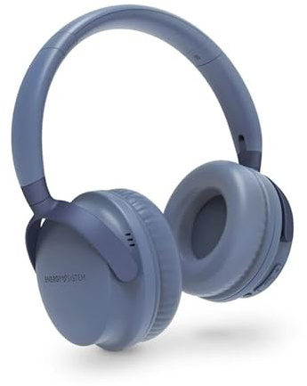 Glowster Écouteurs Bluetooth avec Design Denim, Son Surround et Microphone intégré pour Les appels et l'utilisation Quotidienne.