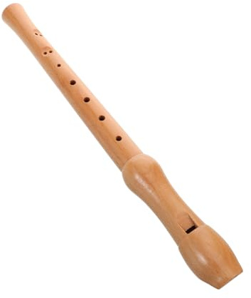 JOINPAYA Wooden Recorder for Beginners Musical Instrument Soprano Flute Music Sound Practice Tool for Early Education