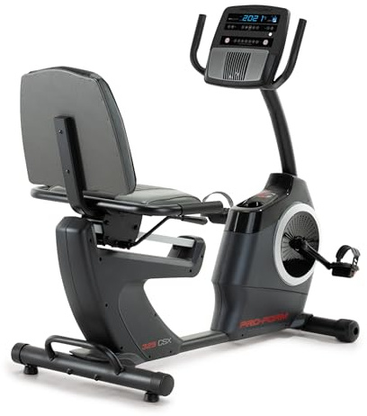 Proform 325 CSX Vélo d'appartement semi-allongé, Noir