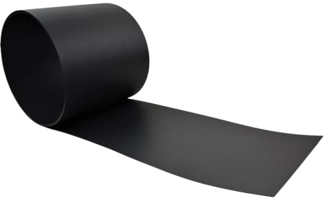 Lot de 10 bandes brise-vue en polypropylène de qualité supérieure - Pour panneaux à double fil - Couleur anthracite RAL 7016 - 2535 x 190 x 1,35 mm