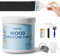 Mollor Brocha de Madera Especial Pack - Pintura para Muebles sin lijar - Pintura para Madera - Pintura Chalk Paint Efecto Tiza Colores (16oz/500g, Negro con herramientas)
