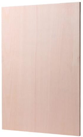 Rdxanc Hojas de madera contrachapada de doble cara sin acabar, tablero de madera para manualidades de madera, modelo, pintura, grabado, estarcido, decoración del hogar