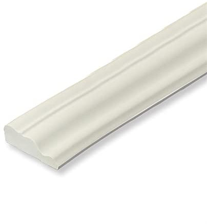 Bande d'arrêt d'angle autocollante pour mur ， Moulure flexible autocollante for corniche de plafond et plinthe(Blanco,5m)