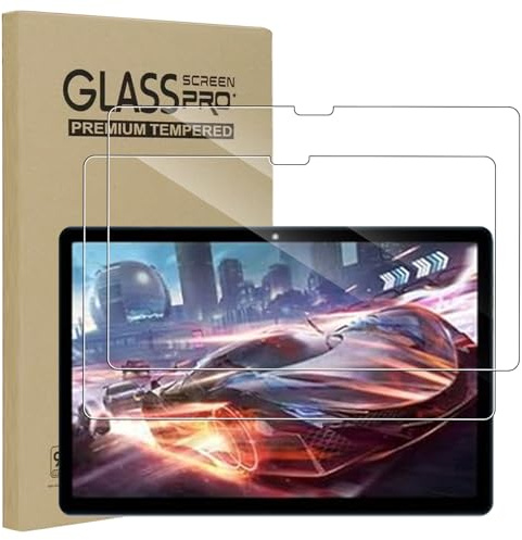 NUCNOK 2 Pièces Verre Trempé pour DMOAO D3 Tablette (10 Pouces),HD Film Protection Écran,9H Dureté,Anti-Rayure,Sans Bulles,Ultra Clair