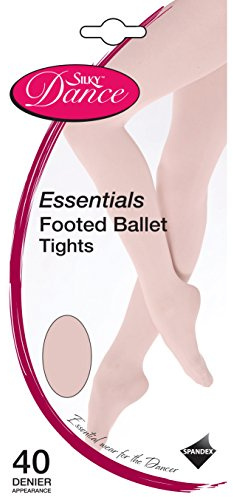 Silky Pink Essential Footed Ballet Tights Small Adult