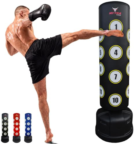 Mytra Fusion Pedestal 6ft Boxing Bag Free Standing Punching Target