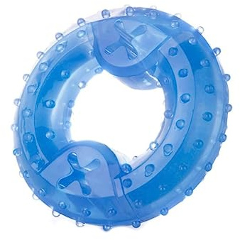 Petface Cooling Freeze Ring Dog Toy, Soothes Teeth & Gums (Pack of 1) | Durable Chew Toy, Provides Chilling Relief, Interactive Play, 100% Purified Water