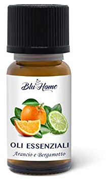 Blu Home Oli Essenziali per Diffusore - 10 ml (Arancio e Bergamotto)