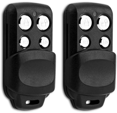 DDcafor Lot de 2 ouvre-porte de garage compatibles avec Chamberlain LiftMaster MotorLift 84335EML, 84333E, 943333E, 433,92 MHz Télécommande de garage pour MotorLift ML500, ML700