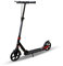 Carromco Scooter Lugano 200, klappbarer Kinder Roller, Cityroller, Tretroller höhenverstellbar, mit Hand- und Reibungsbremse, schwarz, 99 x 48 x 102,8 cm