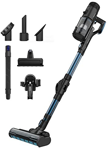 Cecotec Conga Rockstar 990 X-Treme ErgoFlex. 3 in 1 digitaler Staubsauger 480 W, 150 aW, 30 kPa, 100 Minuten Autonomie, Cepillo Jalisco Bürste Tank von 700 ml, Umfangreicher Zubehörsatz.